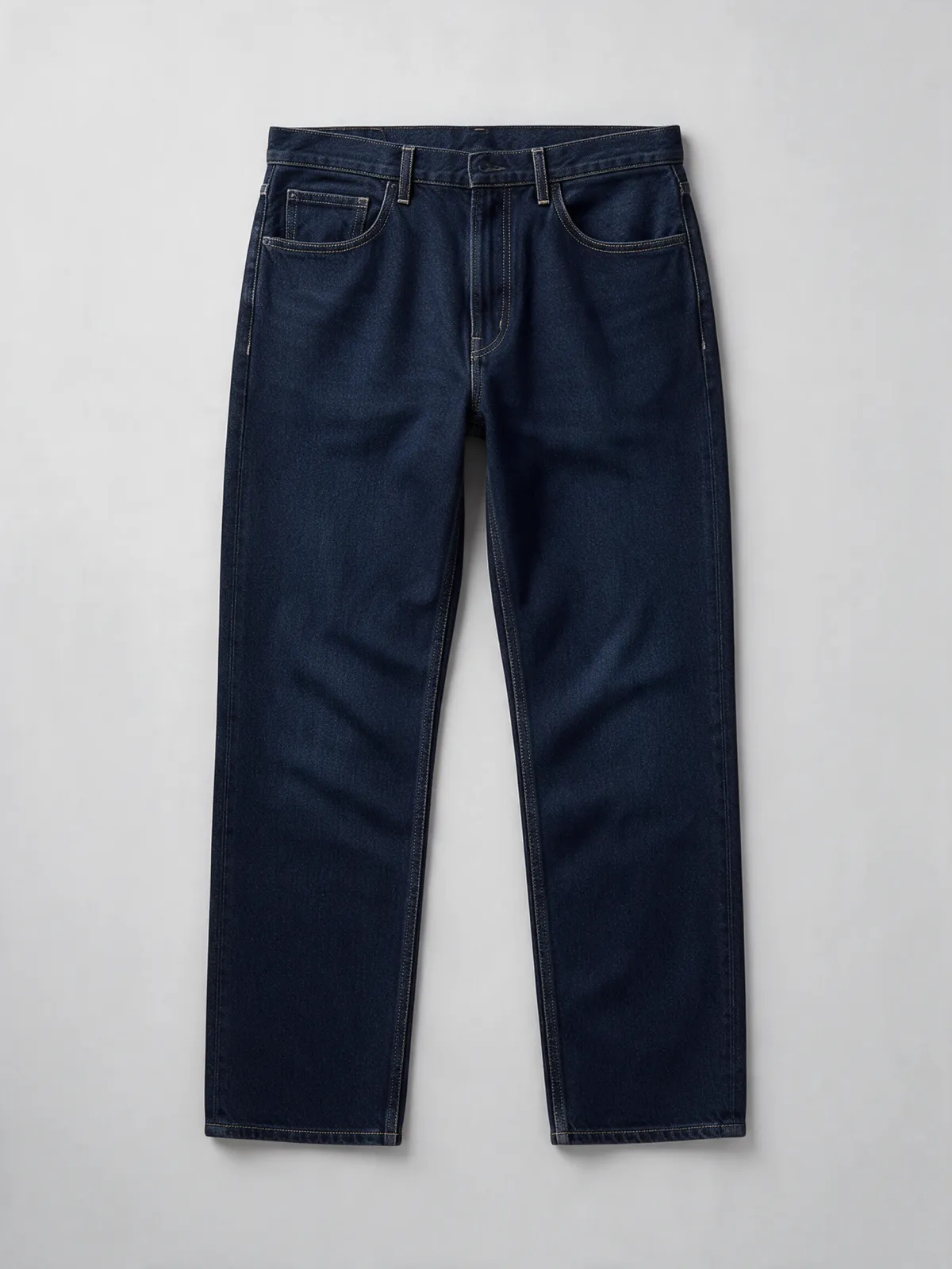 Straight Fit Jean · Koyu Mavi