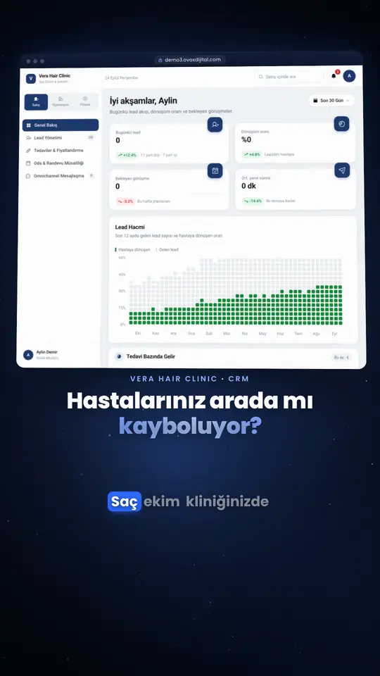 Vera Hair Clinic tanıtım videosu